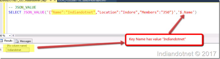 SQL Tips - Everywhere JSON So Why Not In SQL Server - New Feature In SQL Server